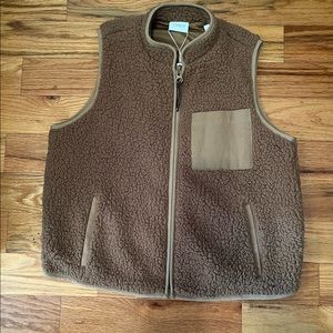 TEDDY VEST - Brown